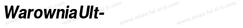 Warownia Ult字体转换
